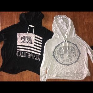 2pc light and comfy hoodies
